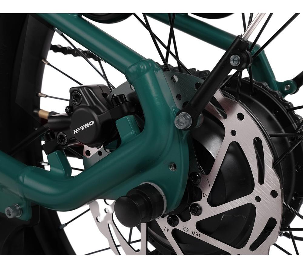 HYGGE Virum HY0319 Electric Folding Bike - British Racing Green image number 4 of 9
