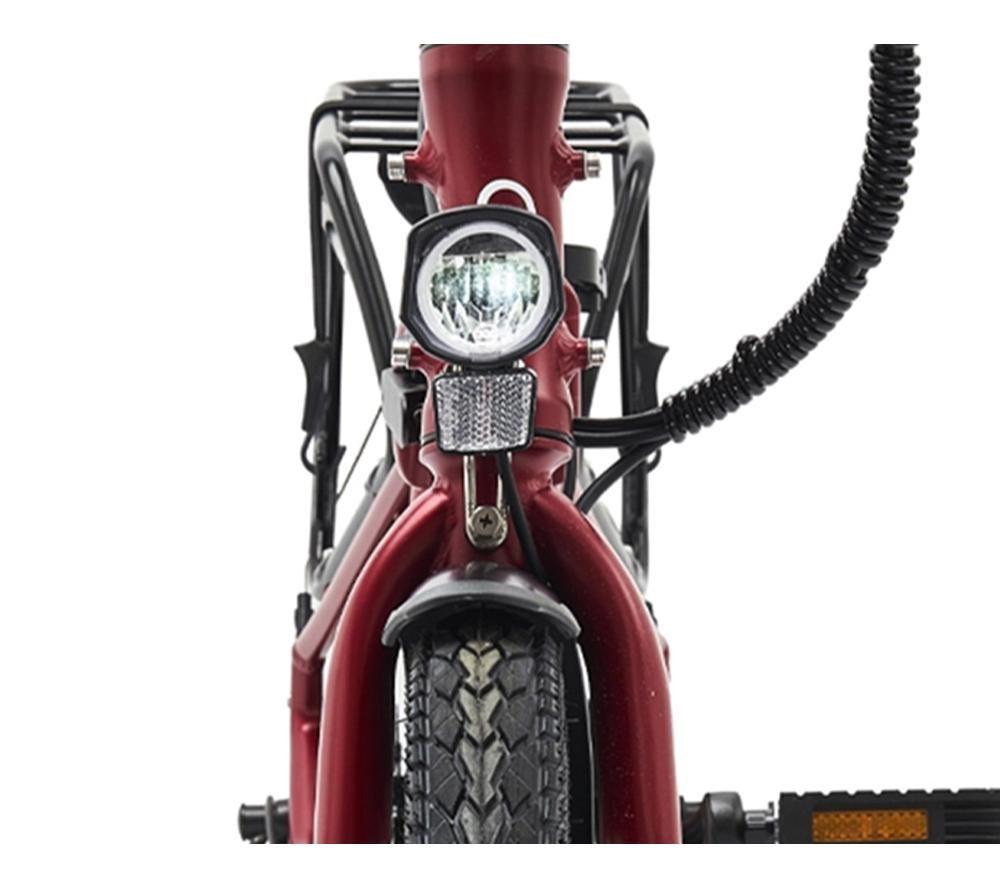 HYGGE Virum HY0321 Electric Folding Bike - Sangria Red image number 3 of 10