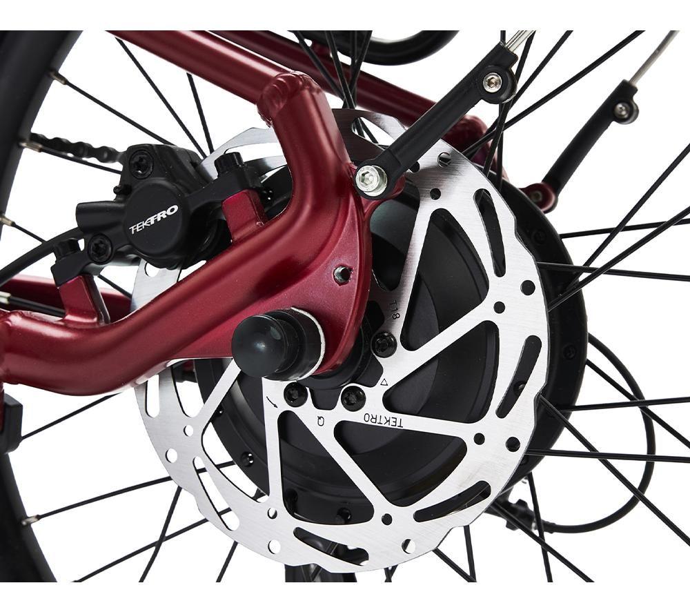 HYGGE Virum HY0321 Electric Folding Bike - Sangria Red image number 7 of 10