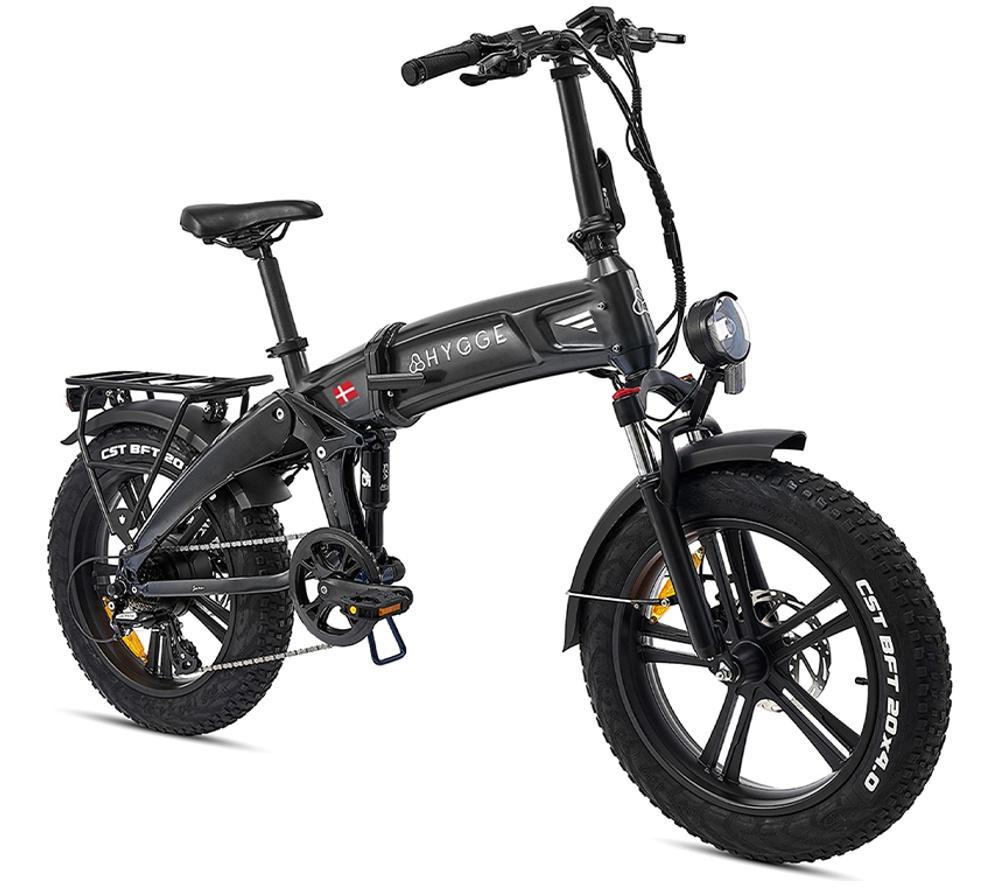 HYGGE Soro HY0324 Electric Folding Bike - Obsidian Black image number 2 of 11