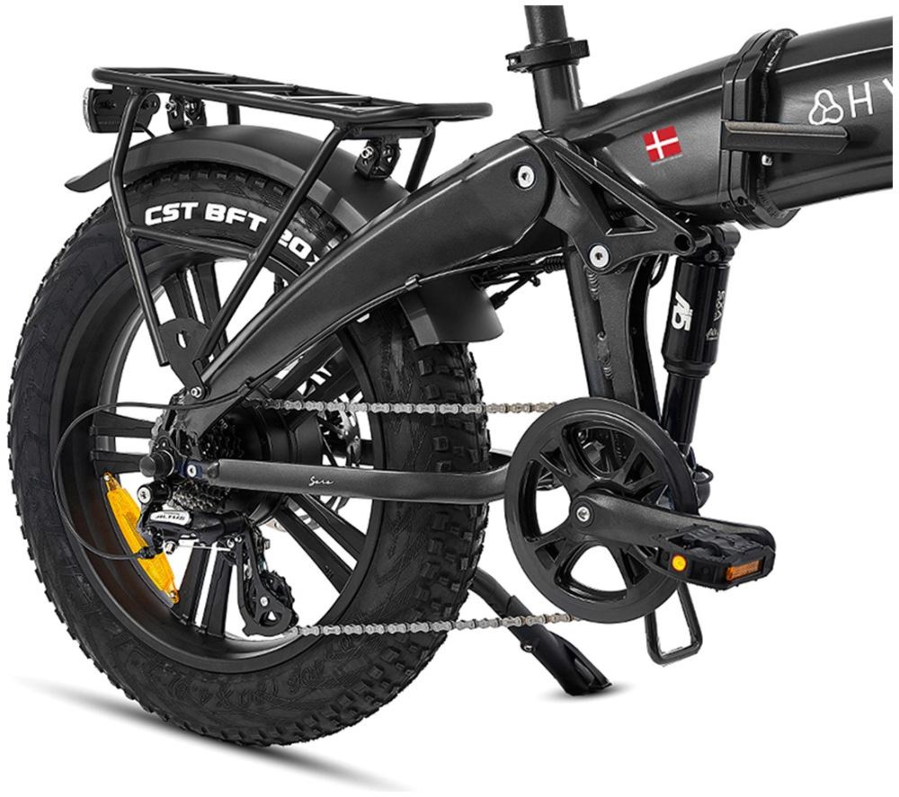 HYGGE Soro HY0324 Electric Folding Bike - Obsidian Black image number 10 of 11