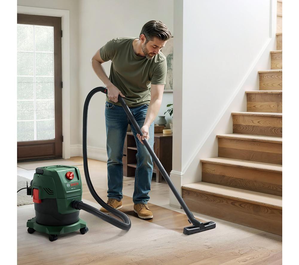 BOSCH PAS15-200 Cylinder Vacuum Cleaner - Green & Black image number 4 of 10