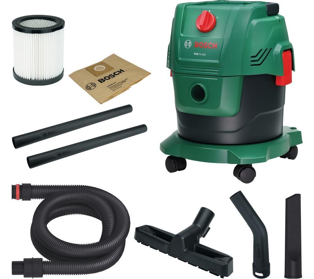 BOSCH PAS15-200 Cylinder Vacuum Cleaner - Green & Black image number 6 of 10