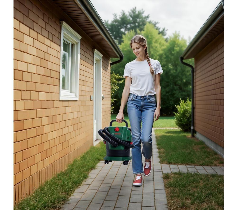 BOSCH PAS15-200 Cylinder Vacuum Cleaner - Green & Black image number 7 of 10