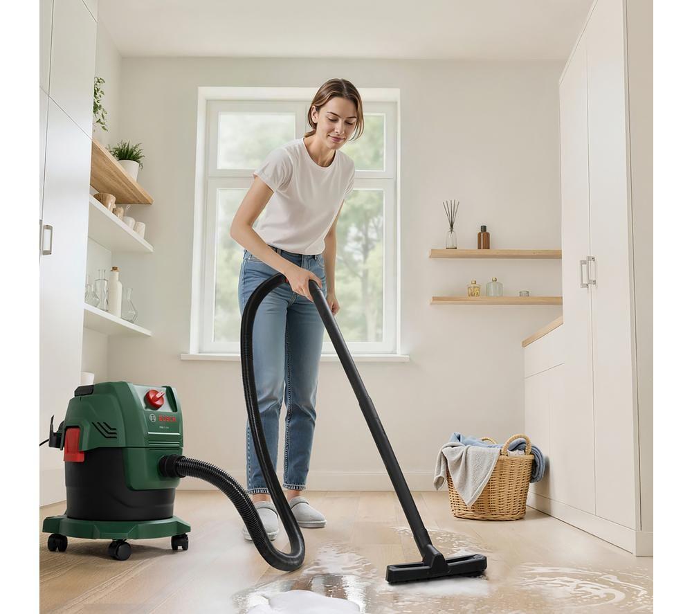 BOSCH PAS15-200 Cylinder Vacuum Cleaner - Green & Black image number 9 of 10