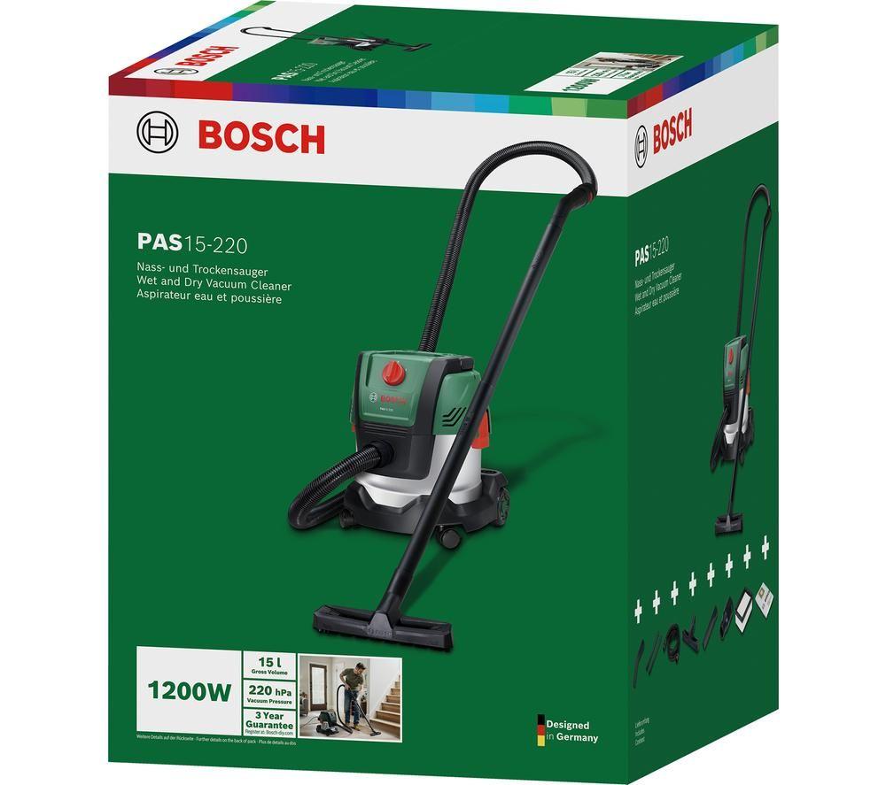 BOSCH PAS15-220 Cylinder Vacuum Cleaner - Silver image number 8 of 10