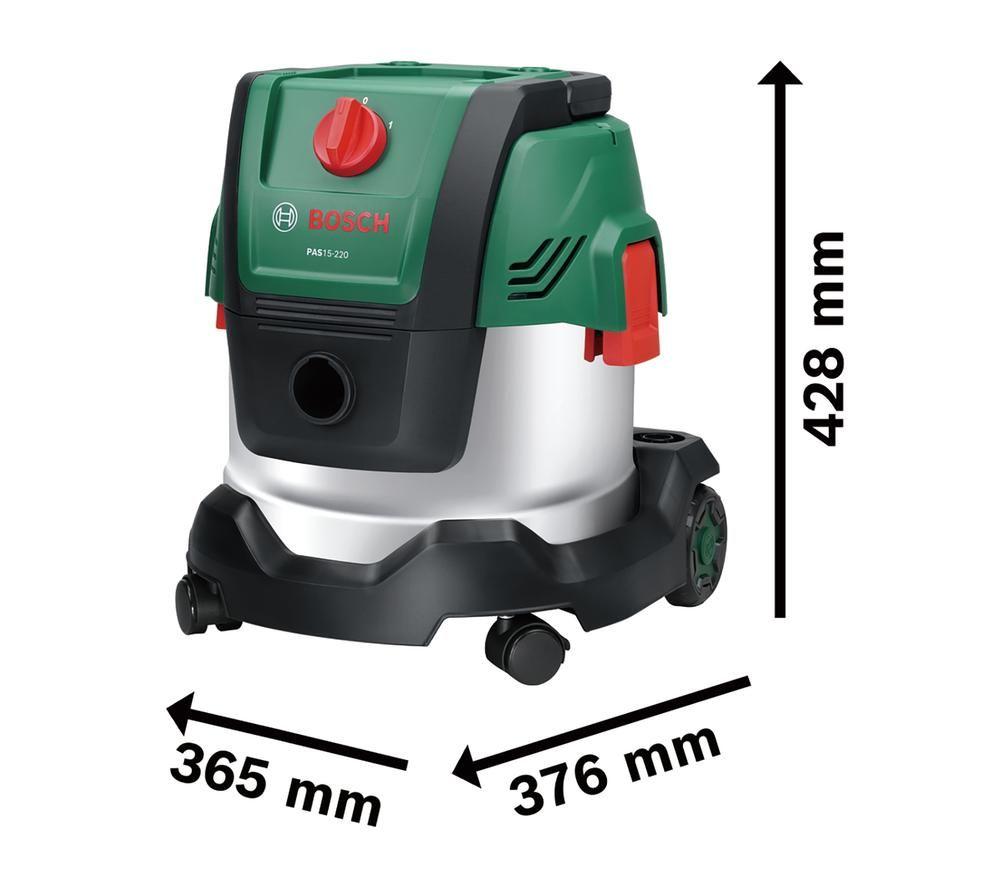 BOSCH PAS15-220 Cylinder Vacuum Cleaner - Silver image number 9 of 10
