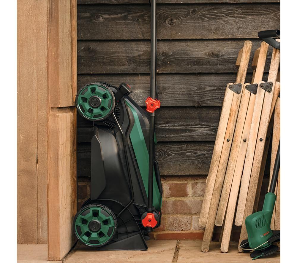 BOSCH Rotak 18V2-38 Cordless Rotary Lawn Mower - Green & Black image number 6 of 10