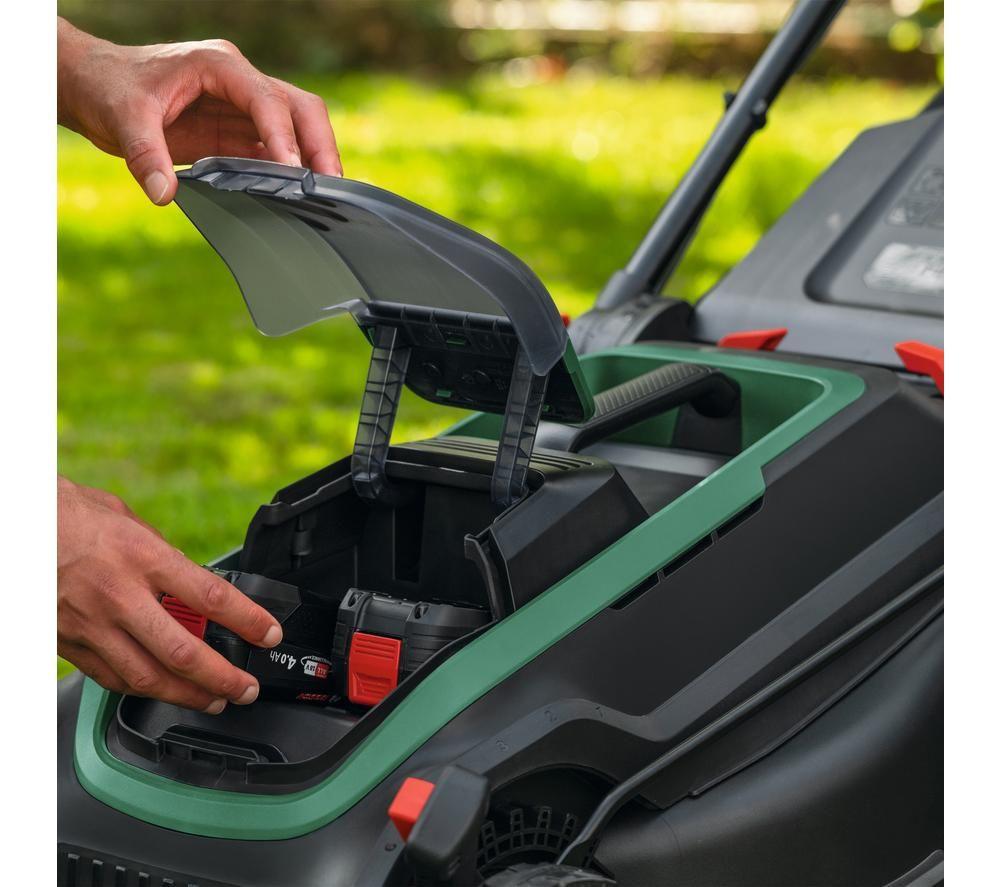 BOSCH Rotak 18V2-43 Cordless Rotary Lawn Mower - Green & Black image number 2 of 10