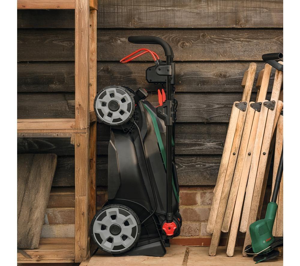 BOSCH Rotak 18V2-43 Cordless Rotary Lawn Mower - Green & Black image number 6 of 10