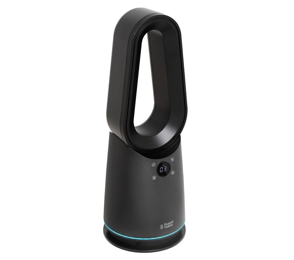 RUSSELL HOBBS RHCBLDL10BSM Smart Bladeless Tower Fan - Black image number 4 of 5
