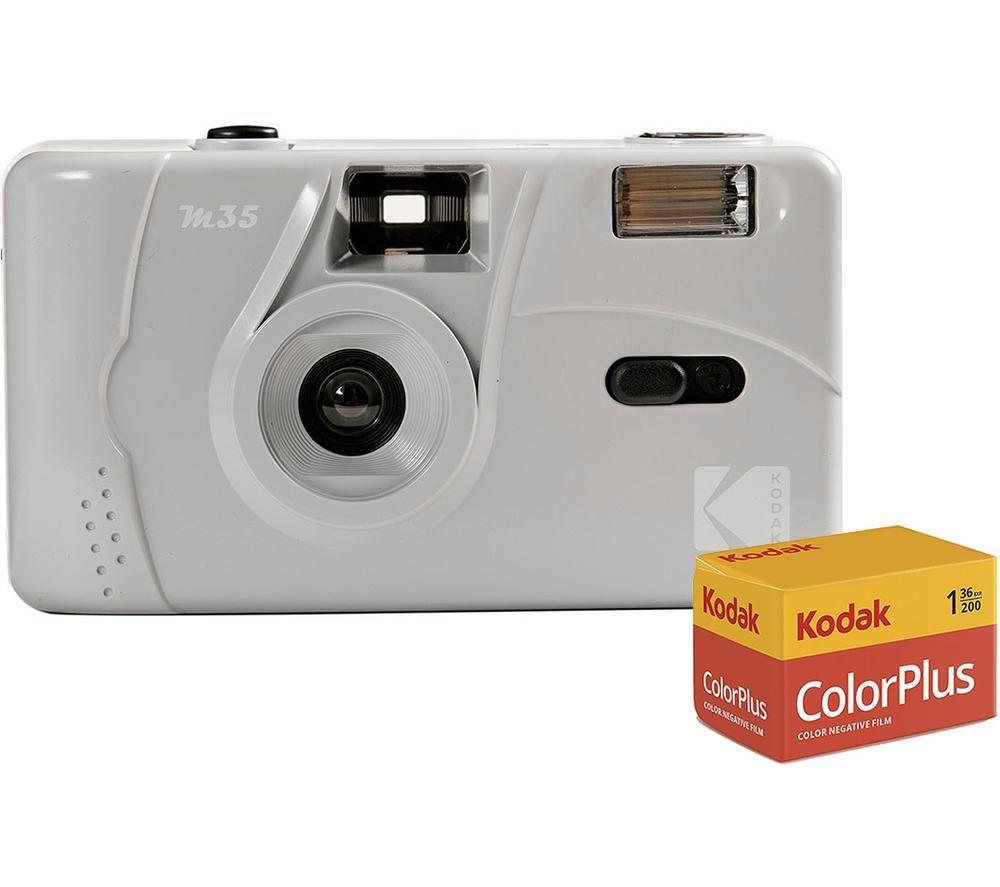 Kodak M35 35Mm Point & Shoot Camera & 36 Exposure Film - Grey, Silver/Grey