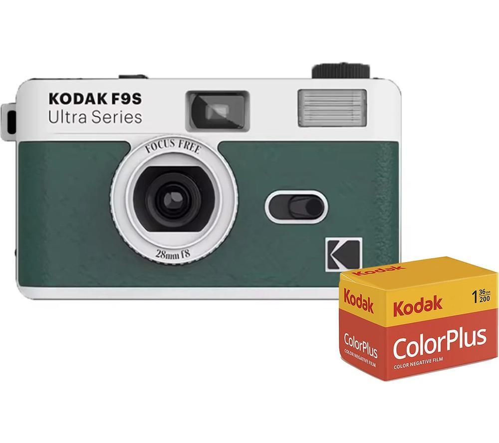 Kodak Ultra F9s 35Mm Film Camera & 36 Exposure Film - Green, Green
