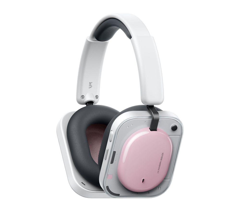 NOTHING Headphone (a) Wireless Bluetooth Noise-Cancelling Sports Headphones - Pink