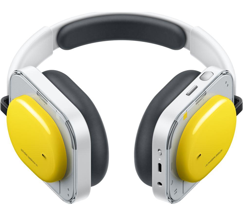 NOTHING Headphone (a) Wireless Bluetooth Noise-Cancelling Sports Headphones - Yellow image number 6 of 9