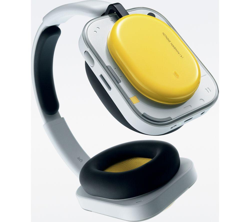 NOTHING Headphone (a) Wireless Bluetooth Noise-Cancelling Sports Headphones - Yellow image number 8 of 9