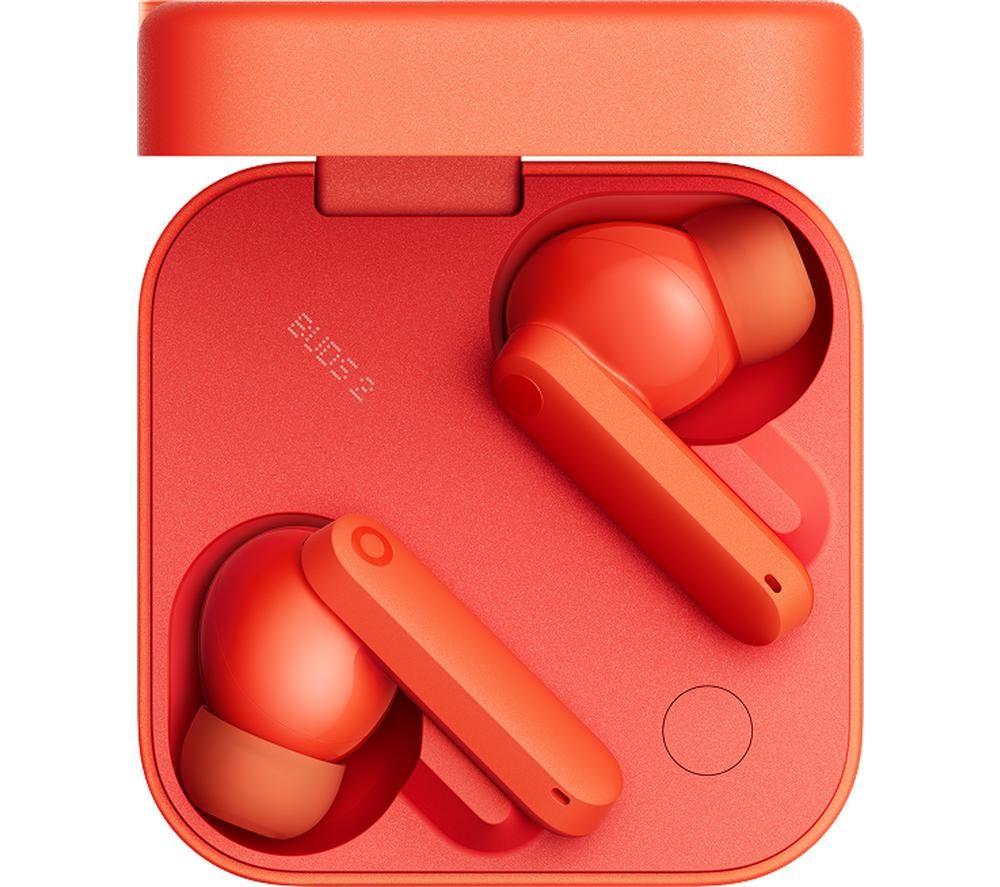Nothing Cmf Buds 2 Wireless Bluetooth Noise-Cancelling Earbuds - Orange, Orange