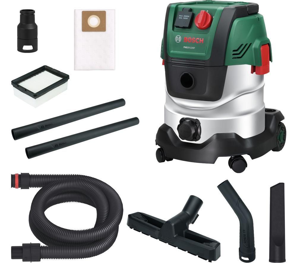 BOSCH PAS20-220P Cylinder Vacuum Cleaner - Silver image number 2 of 12