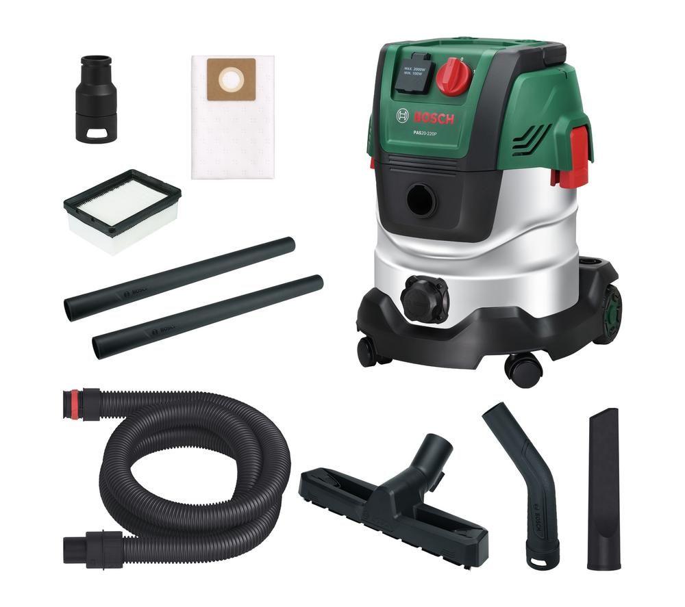 BOSCH PAS20-220P Cylinder Vacuum Cleaner - Silver image number 4 of 12