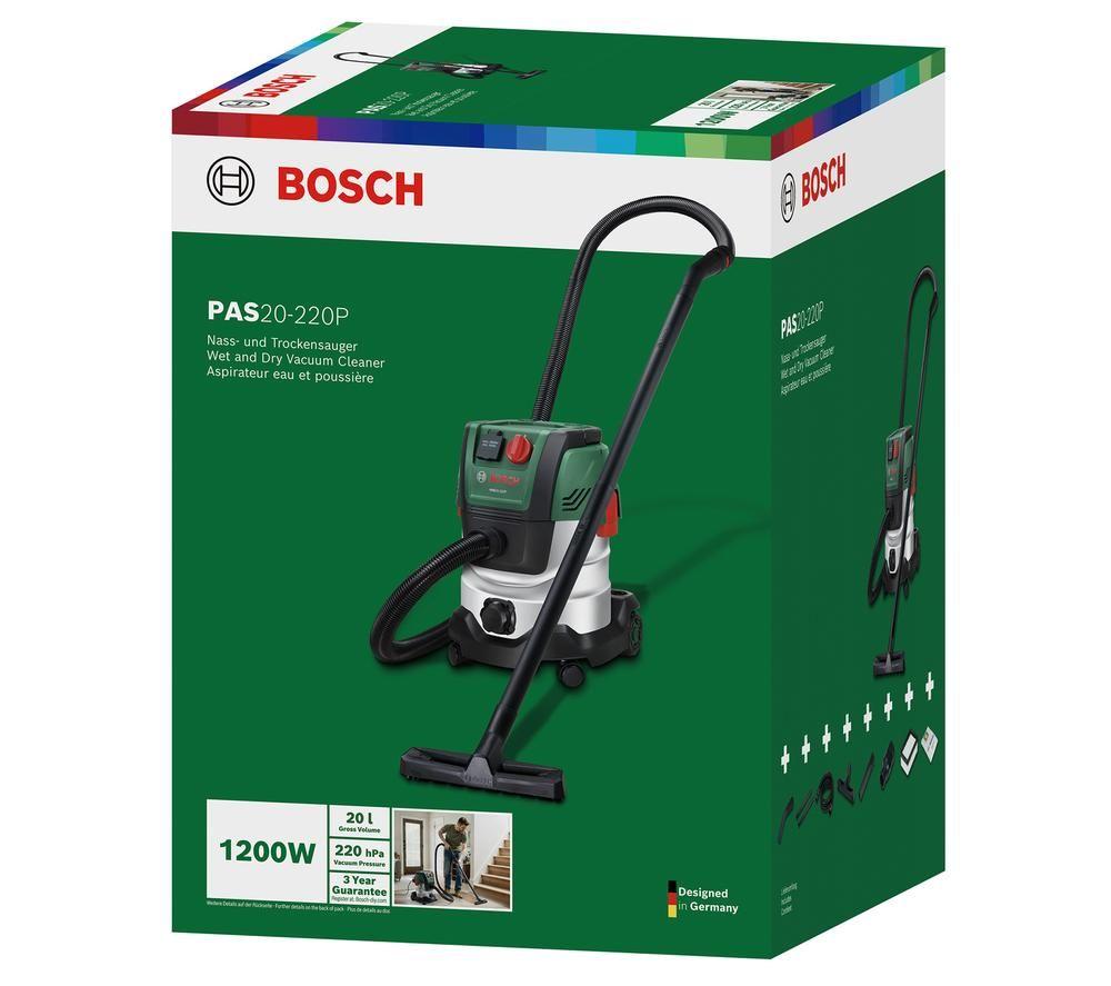 BOSCH PAS20-220P Cylinder Vacuum Cleaner - Silver image number 12 of 12