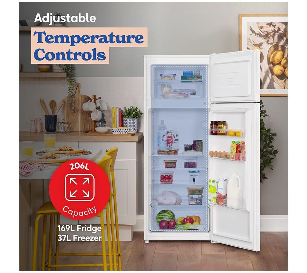 RUSSELL HOBBS RH143TMFF542E1W 80/20 Fridge Freezer - White image number 4 of 14