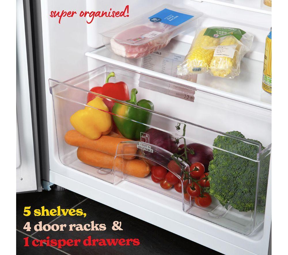 RUSSELL HOBBS RH143LF552E1SS Tall Fridge - Stainless Steel image number 2 of 6