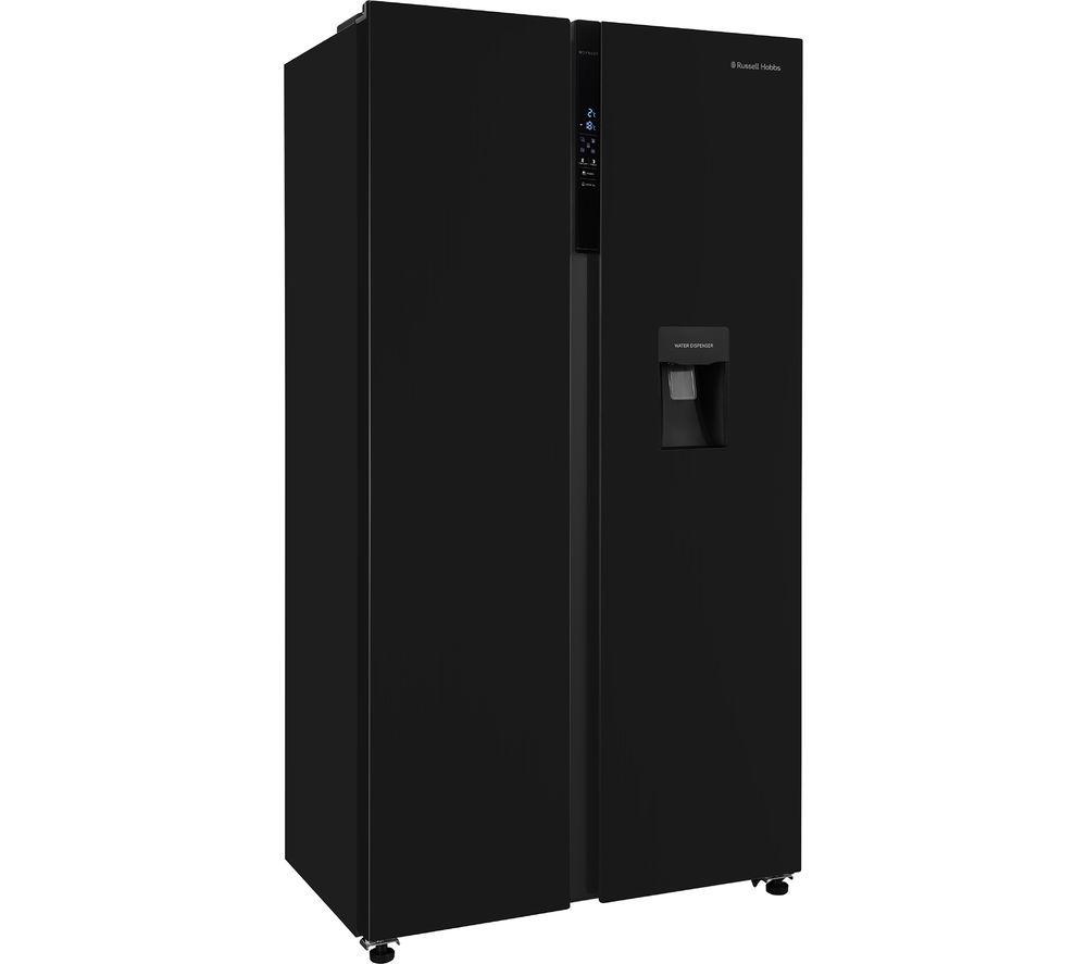 RUSSELL HOBBS RH90AFF201B-WD American-Style Fridge Freezer - Black image number 2 of 10