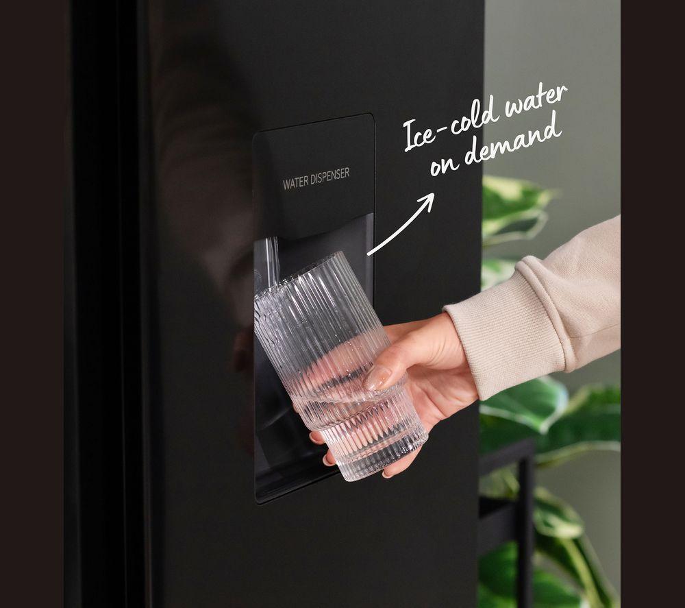 RUSSELL HOBBS RH90AFF201B-WD American-Style Fridge Freezer - Black image number 9 of 10