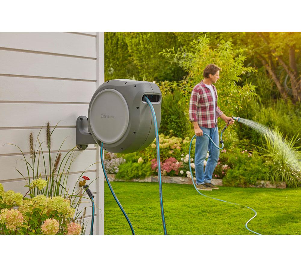 GARDENA 8050-28 Wall-Mounted Hose Box Roll Up - 25 m image number 8 of 8