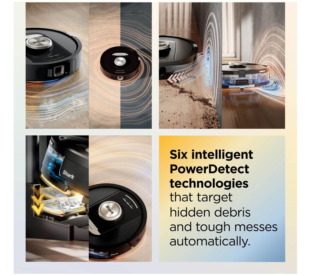 SHARK ThermaCharged PowerDetect RV2900XEUK Robot Vacuum Cleaner - Black image number 3 of 11
