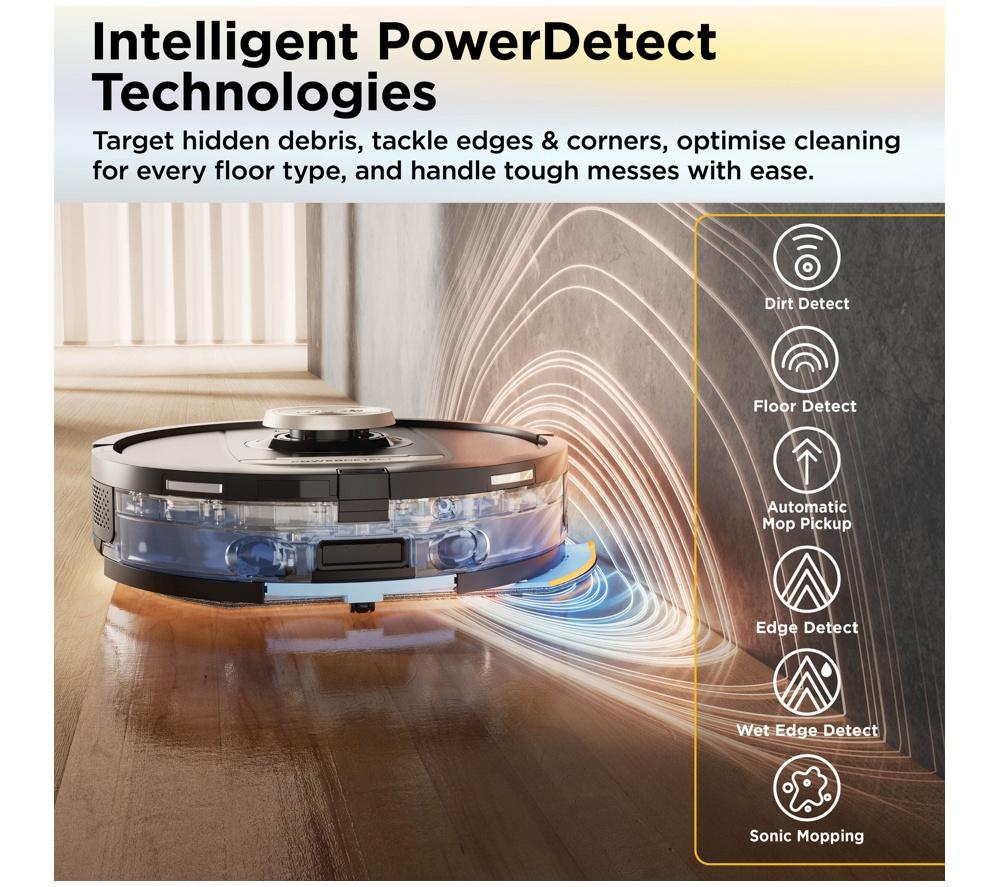 SHARK ThermaCharged PowerDetect RV2900XEUK Robot Vacuum Cleaner - Black image number 4 of 11