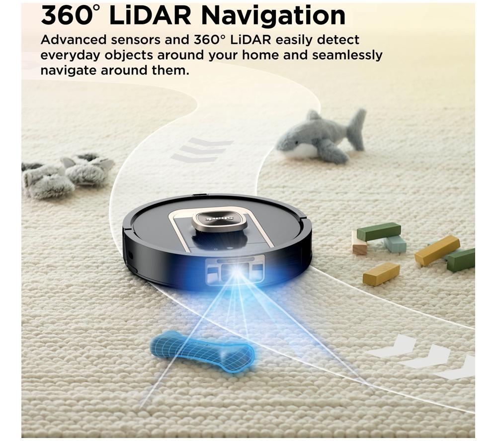 SHARK ThermaCharged PowerDetect RV2900XEUK Robot Vacuum Cleaner - Black image number 9 of 11