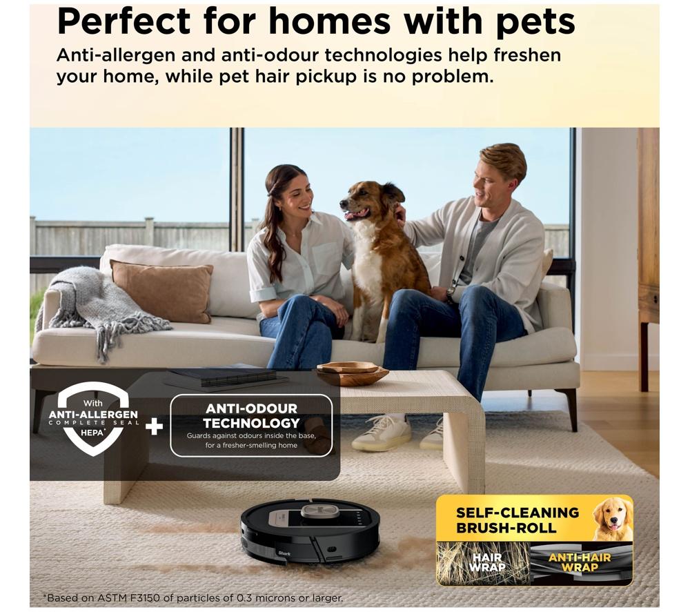 SHARK ThermaCharged PowerDetect RV2900XEUK Robot Vacuum Cleaner - Black image number 10 of 11