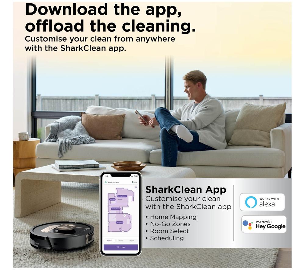 SHARK ThermaCharged PowerDetect RV2900XEUK Robot Vacuum Cleaner - Black image number 11 of 11