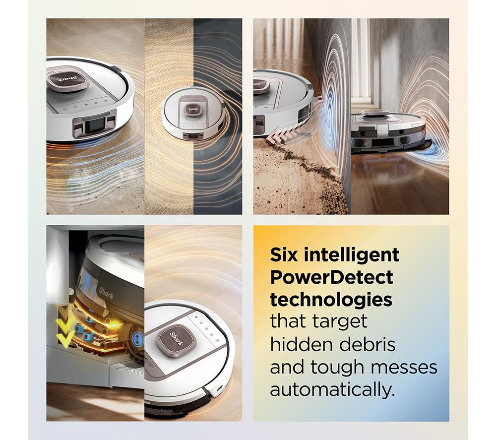SHARK ThermaCharged PowerDetect RV2900XEUKWH Robot Vacuum Cleaner - White image number 4 of 11