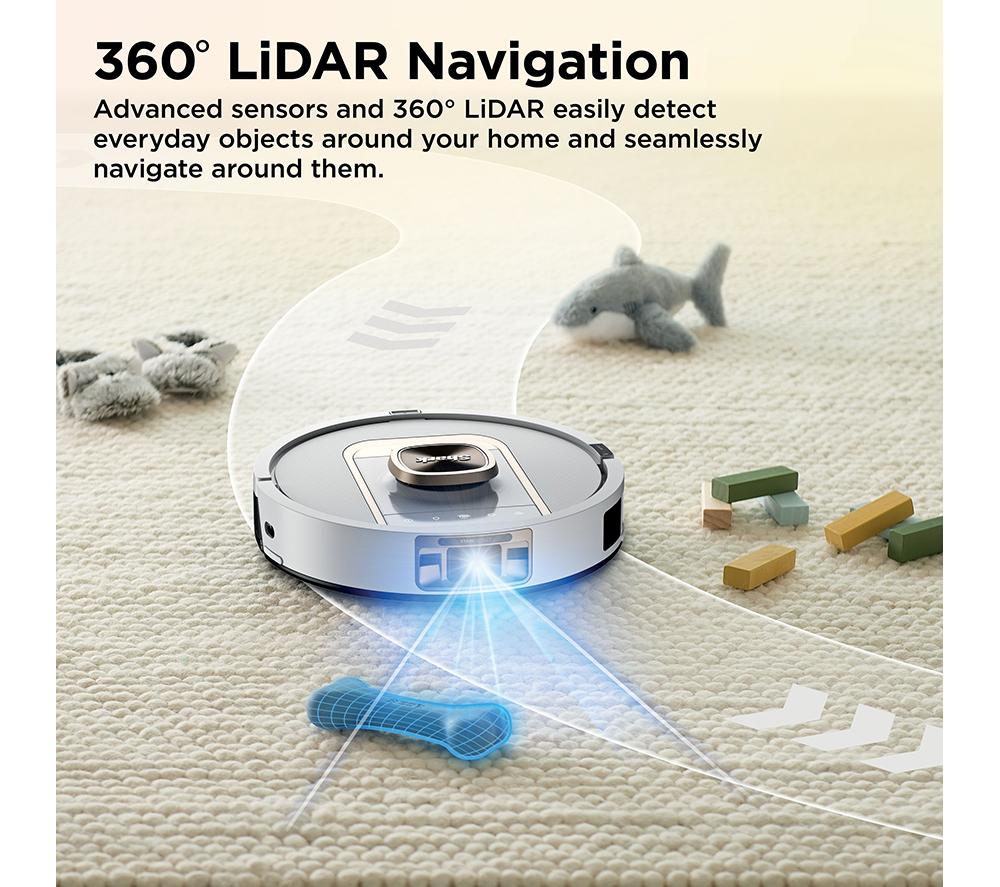 SHARK ThermaCharged PowerDetect RV2900XEUKWH Robot Vacuum Cleaner - White image number 10 of 11