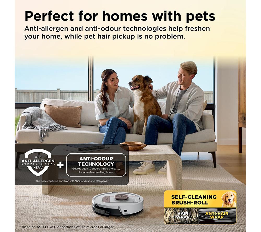 SHARK ThermaCharged PowerDetect RV2900XEUKWH Robot Vacuum Cleaner - White image number 11 of 11
