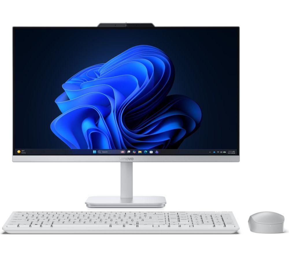 LENOVO A105 23.8inch All-in-One PC - AMD Ryzen™ 5 40, 512 GB SSD, Cloud Grey