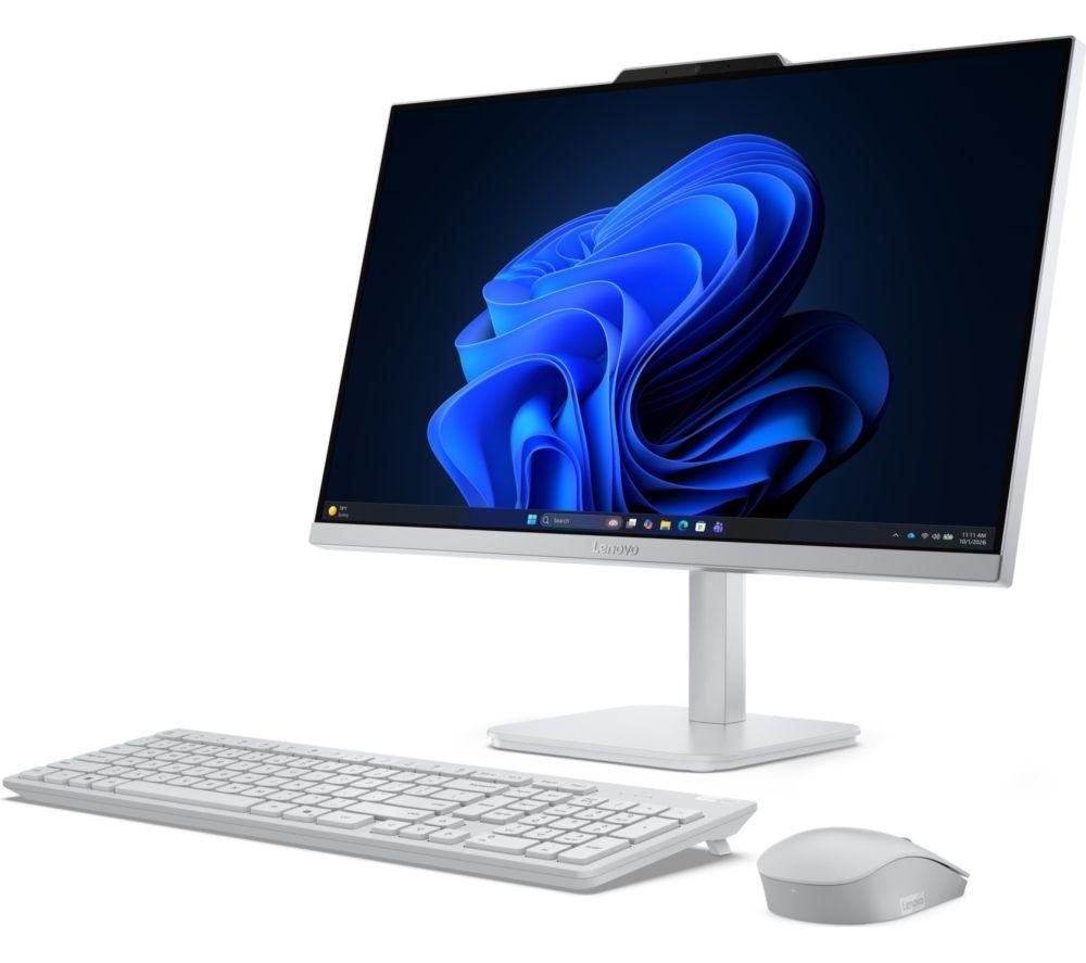 LENOVO A105 23.8" All-in-One PC - AMD Ryzen 5 40, 512 GB SSD, Cloud Grey image number 3 of 8