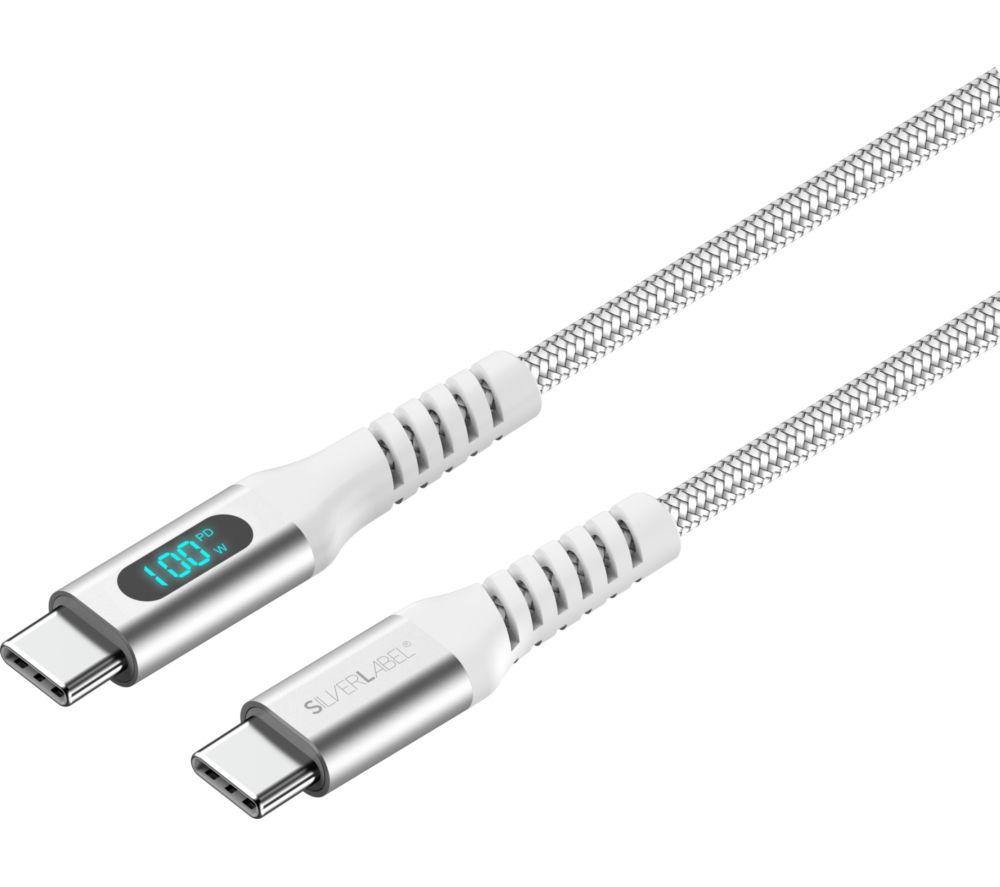 SILVERLABEL LED 100 W USB Type‑C Cable &ndash; 1.2, White image number 2 of 2