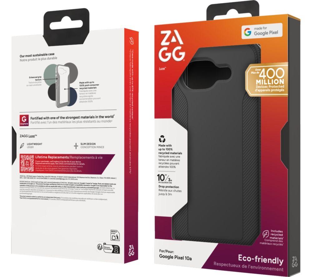 ZAGG Luxe Pixel 10a Case - Black image number 4 of 4