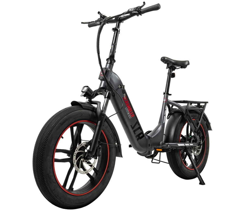 SCRAMBLER Twister Electric Folding Bike - Blue