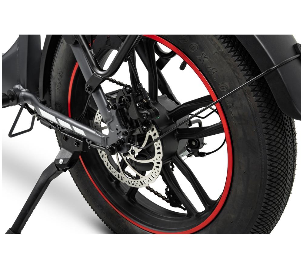 SCRAMBLER Twister Electric Folding Bike - Blue image number 3 of 11