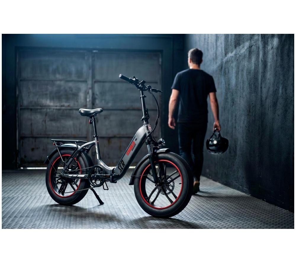 SCRAMBLER Twister Electric Folding Bike - Blue image number 10 of 11