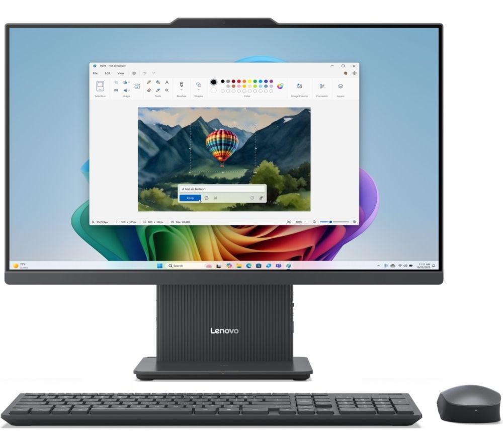 LENOVO IdeaCentre AIO 23.8  All-in-One PC   AMD Ryzen™ 5, 512 GB SSD, Luna Grey