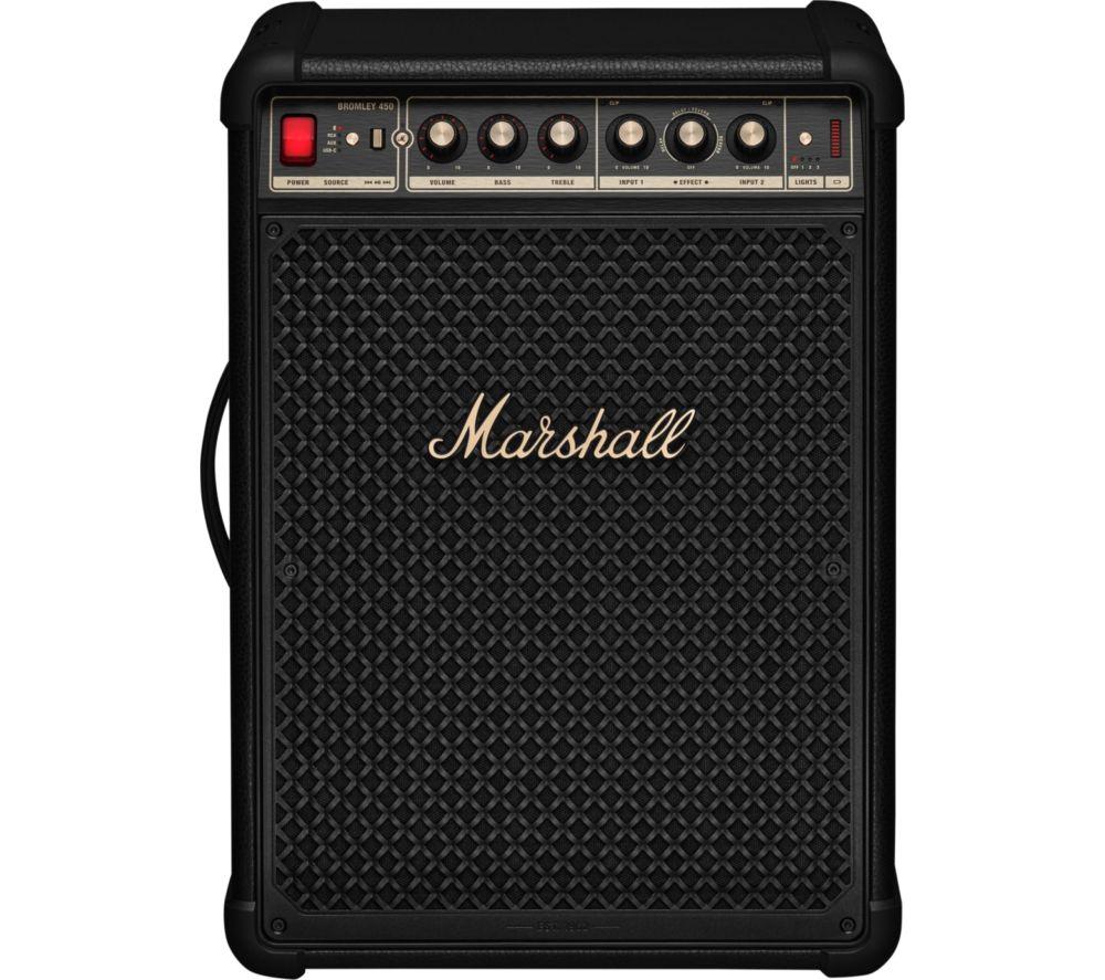 MARSHALL Bromley 450 Bluetooth Megasound Party Speaker - Black & Brass