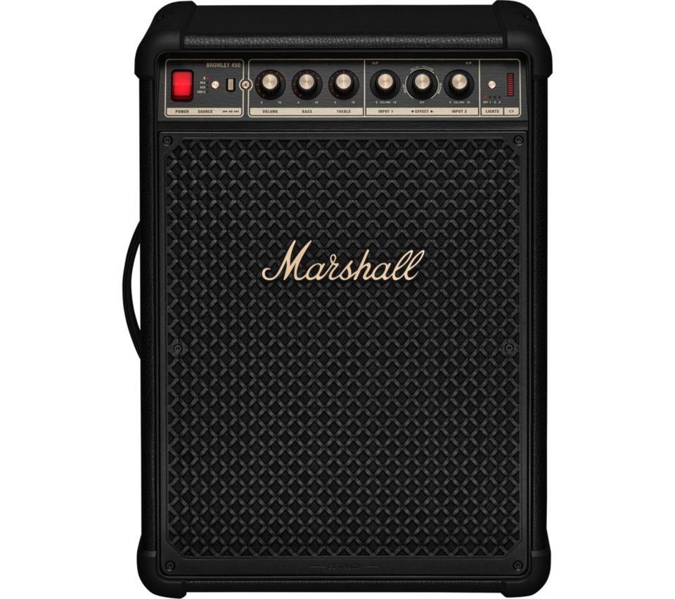 MARSHALL Bromley 450 Bluetooth Megasound Party Speaker - Black & Brass