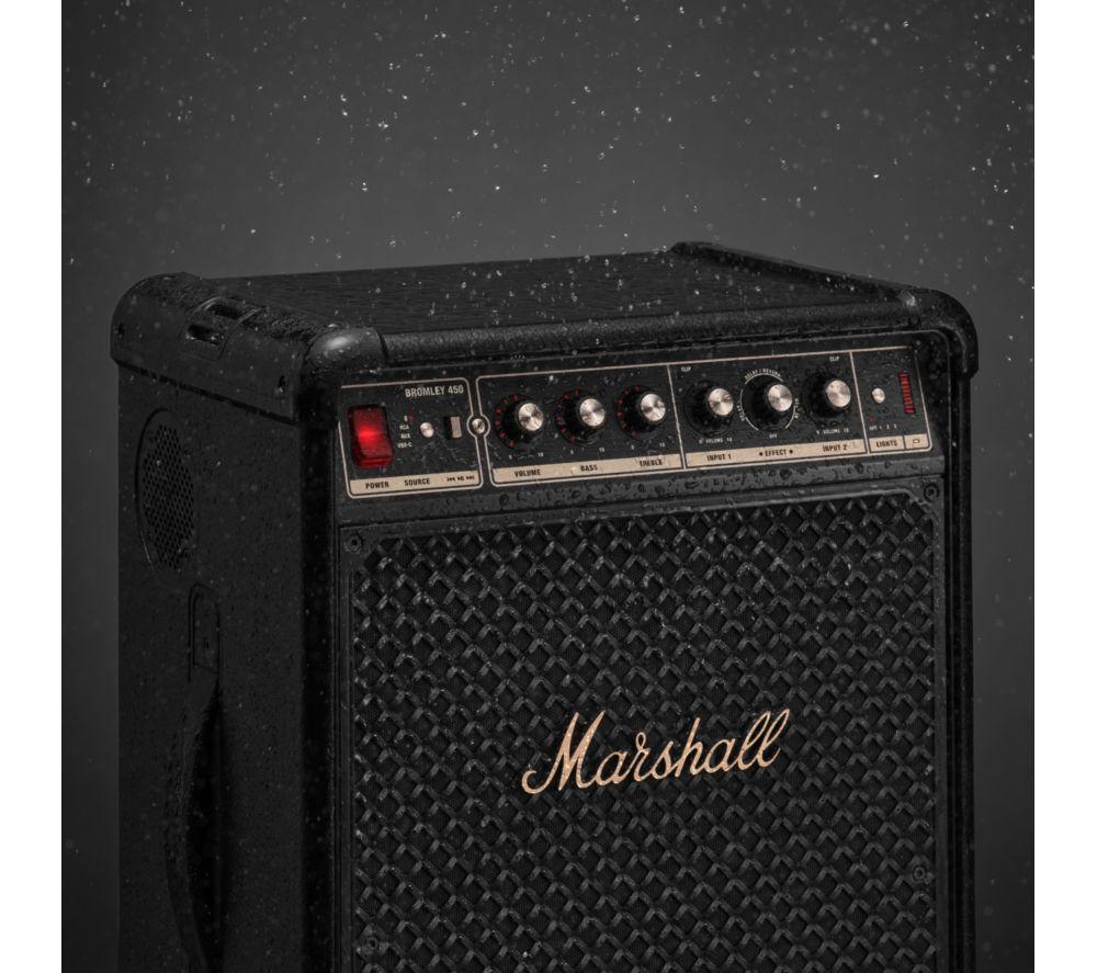 MARSHALL Bromley 450 Bluetooth Megasound Party Speaker - Black & Brass image number 3 of 7