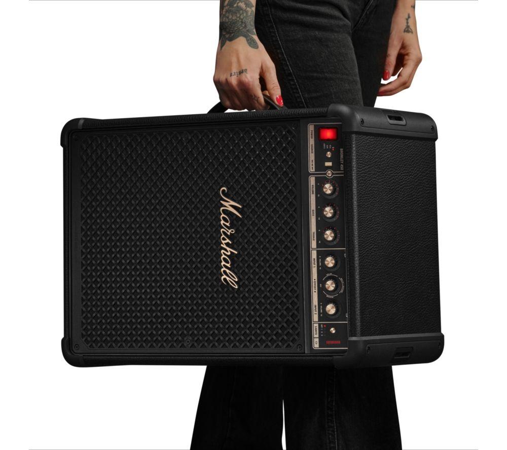 MARSHALL Bromley 450 Bluetooth Megasound Party Speaker - Black & Brass image number 4 of 7