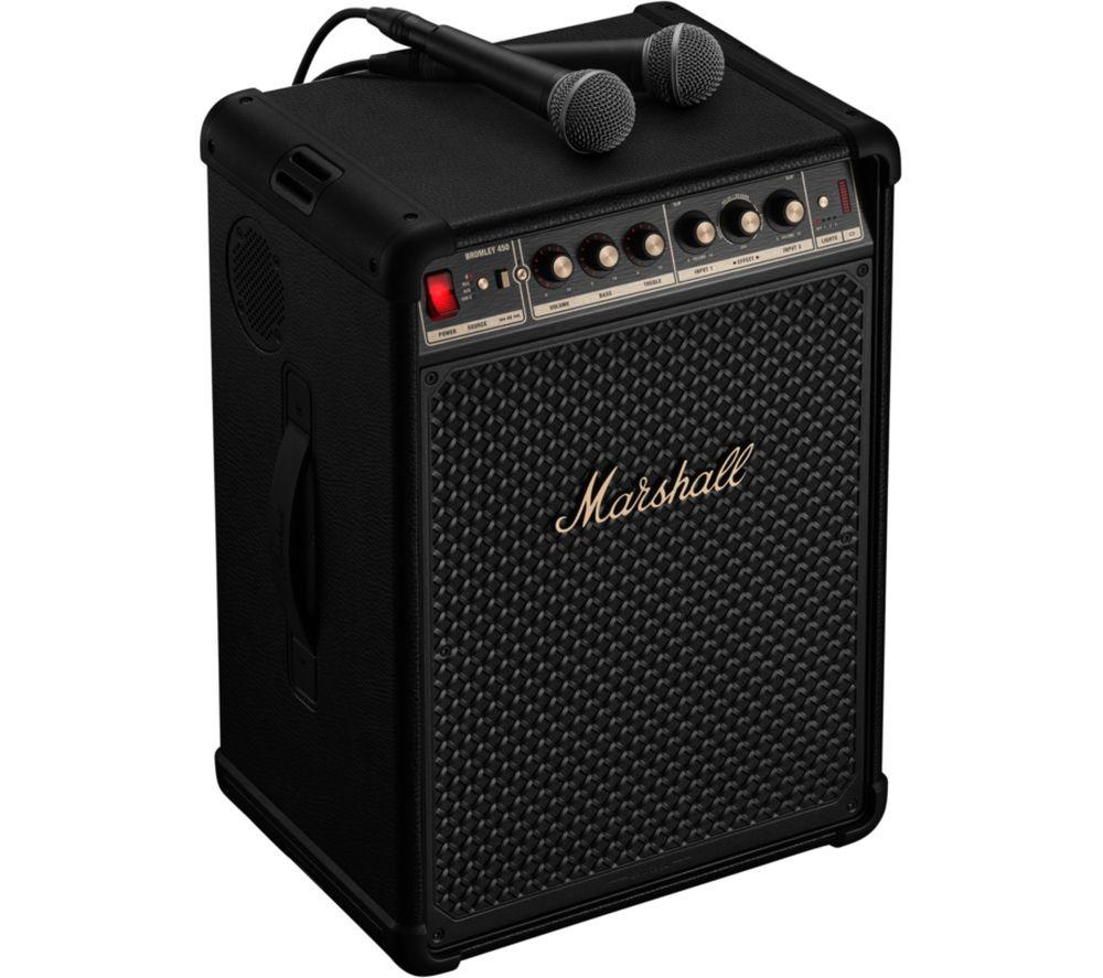 MARSHALL Bromley 450 Bluetooth Megasound Party Speaker - Black & Brass image number 7 of 7